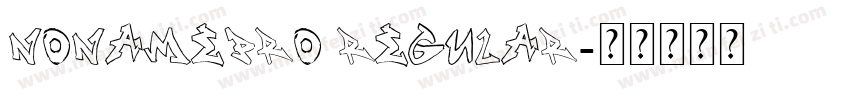 NonamePro Regular字体转换
